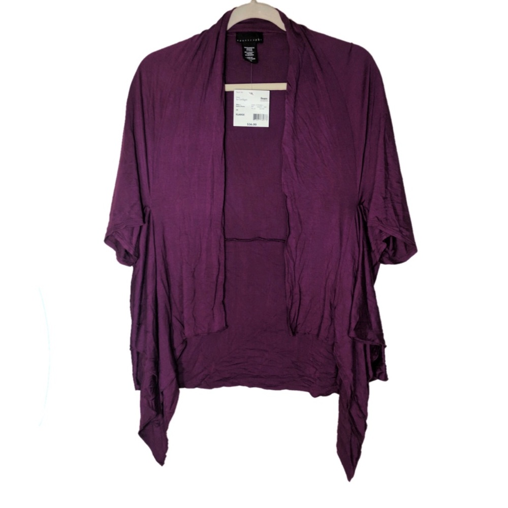 Sears Apostrophe Purple Misses Cardigan